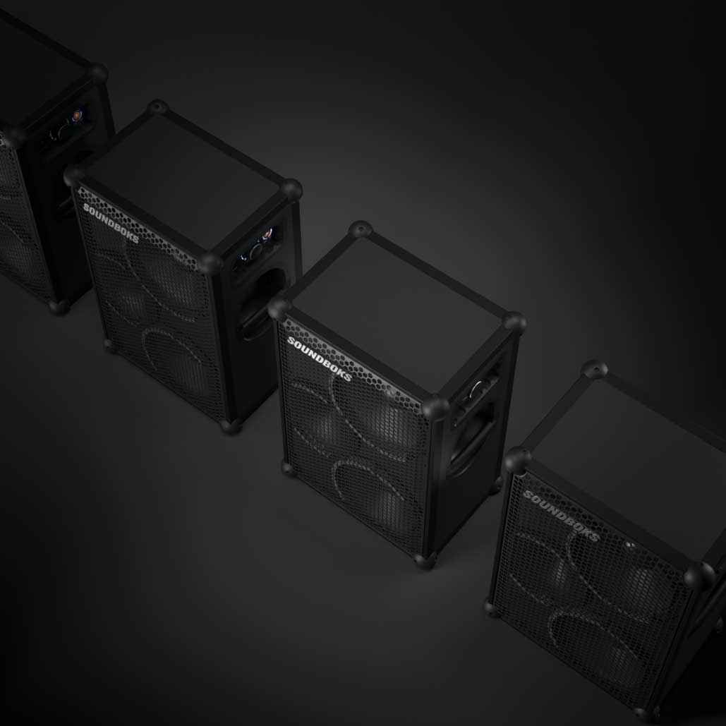 Multiple SOUNDBOKS (Gen.3) on a row connected together